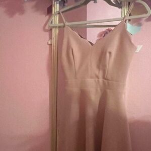 classy pink professional dress